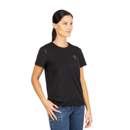 ISEO MOUNTAIN LOGO-BLACK-40 dámské tričko černé