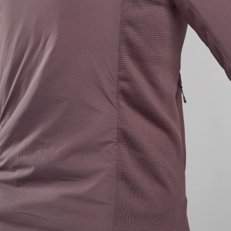 FEM FIREBALL LITE HOODIE-MOONSCAPE-UK10/S dámská bunda šedofialová