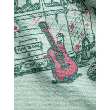 GANDIA OUT IN NATURE-AQUA-38 dámské tričko jasně tyrkysové