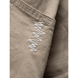 JESSY-DARK SAND-44 dámské 3/4 kalhoty tmavě pískové