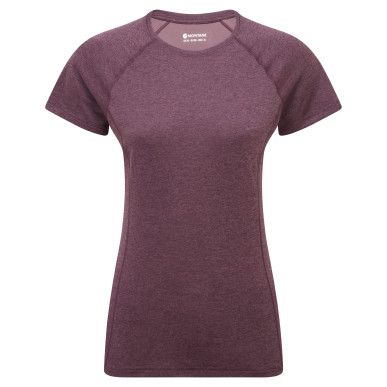 FEM DART T-SHIRT-MULBERRY-UK8/XS dámské triko hnědofialové
