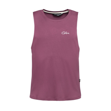 VILS SPOTTER-DARK BORDEAUX-S pánské tílko tmavě vínové