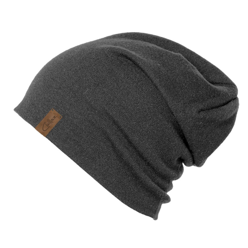RELAXED BEANIE 2.0-DARK GREY MELANGE-čepice tmavě šedá