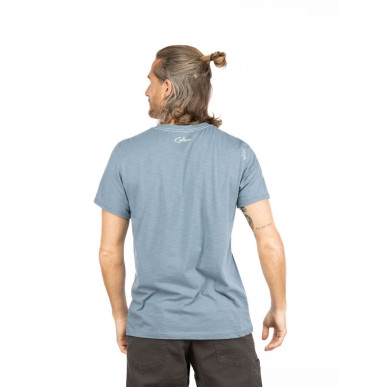 HOMO MONS SPORTIVUS-GREYBLUE-XL pánské tričko šedomodré