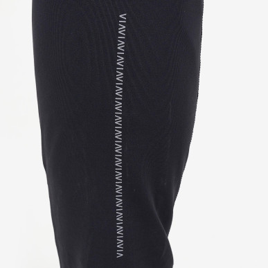 THERMAL TRAIL TIGHTS-BLACK-S pánské elastické kalhoty černé