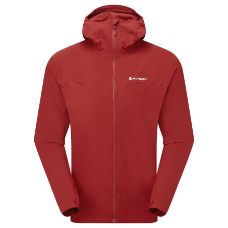 TENACITY HOODIE-DARK MAPLE-S pánská bunda tmavě červená