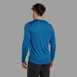 DART LONG SLEEVE T-SHIRT-NEPTUNE BLUE-M pánské triko dlouhý ruk. modré