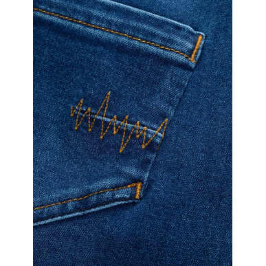 WINTER SPLASH-DENIM BLUE-44 dámské kalhoty modré denim