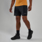SLIPSTREAM TWIN SKIN SHORTS-BLACK-S pánské kraťasy černé SLIPSTREAM TWIN SKIN SHORTS-BLACK-S pánské kraťasy černé