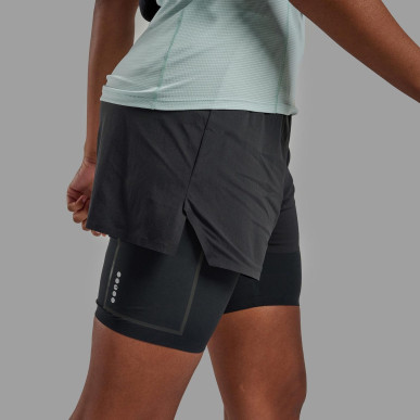 FEM JETSTREAM 4" SHORTS-BLACK-UK6/XXS dámské kraťasy černé