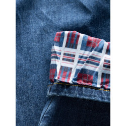 WORKING 2.0-INDIGO-XXL pánské kalhoty indigo