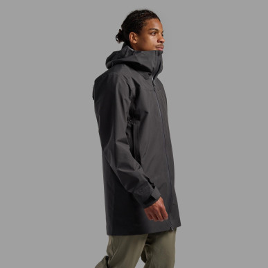 SPIRIT LONG JKT-MIDNIGHT GREY-M pánská bunda tmavě šedá