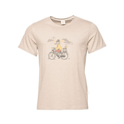 TYROLEAN TRIP-DARK SAND-XL pánské tričko tmavě pískové