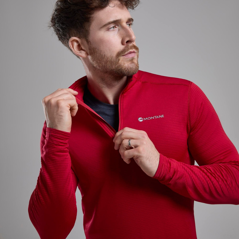 PROTIUM LITE PULL-ON-ACER RED-XXL pánská mikina tmavě červená