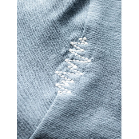 OUT IN NATURE-GREYBLUE-M pánské tričko šedomodré