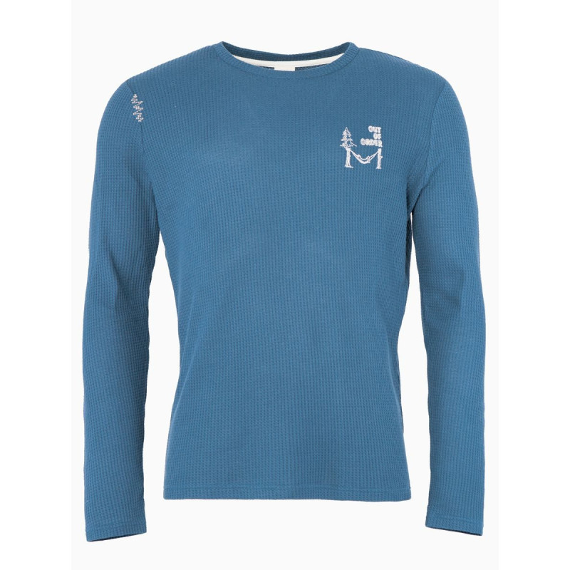 CUENCA-DARK BLUE-M pánské tričko s dlouhým rukávem tmavě modré CUENCA-DARK BLUE-M pánské tričko s dlouhým rukávem tmavě modré