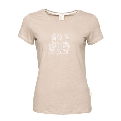 GANDIA ALPACA GANG WINTER-DARK SAND-42 dámské tričko tmavě pískové