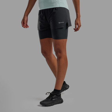 FEM JETSTREAM 4" SHORTS-BLACK-UK8/XS dámské kraťasy černé