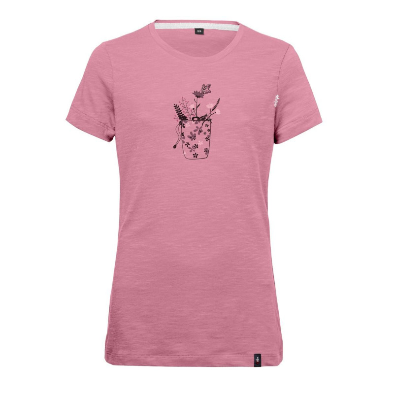 GANDIA CHALKBAG FLOWER-ROSE-128 dětské tričko růžové GANDIA CHALKBAG FLOWER-ROSE-128 dětské tričko růžové