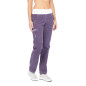 SANDRA 3.0-DARK VIOLET-44 dámské kalhoty tmavě fialové