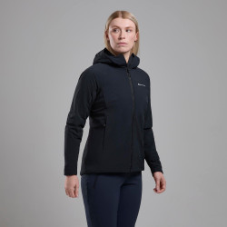 FEM KHAMSIN HOODIE-BLACK-UK16/XL dámská bunda černá