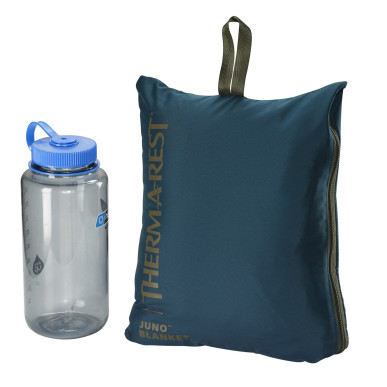 JUNO BLANKET Deep Pacific eraloftová přikrývka modrá