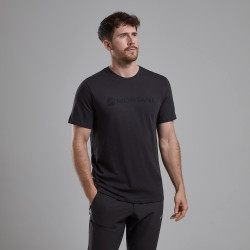 MONTANE MONO LOGO T-SHIRT-MIDNIGHT GREY-XXL pánské tričko tmavě šedé