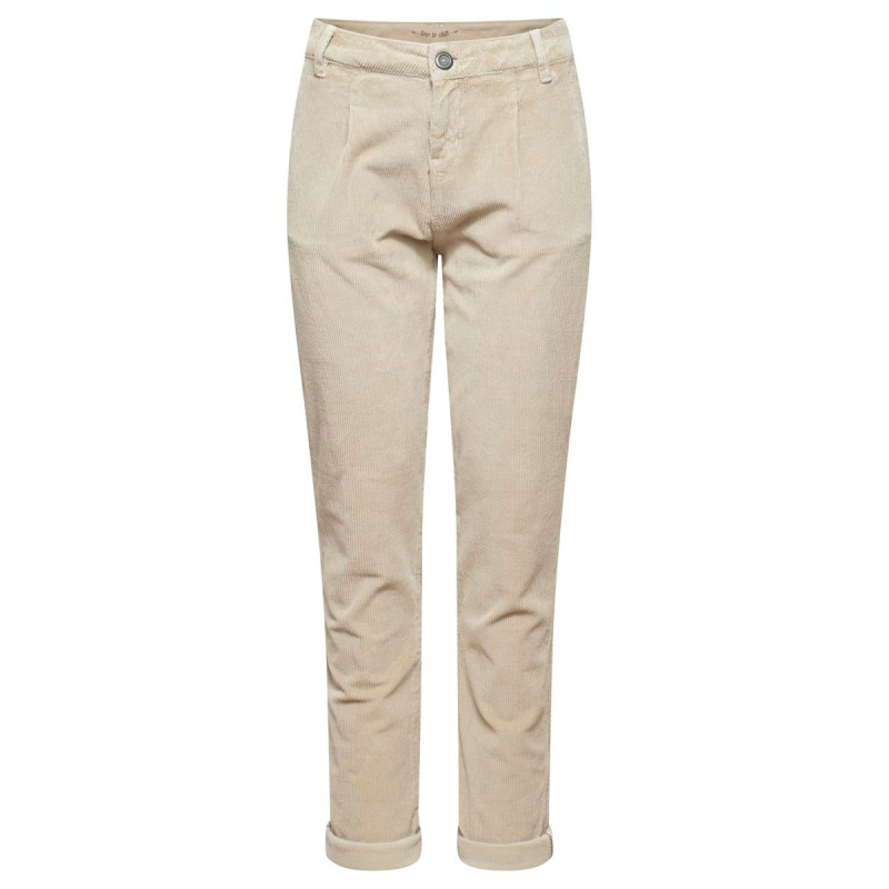 MAGDALENA-DARK SAND-32 dámské kalhoty tmavě pískové