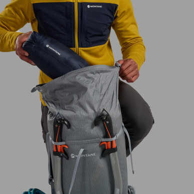 KAMEN HOODIE-ECLIPSE BLUE-M pánská bunda modrá