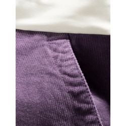 SANDRA 3.0-DARK VIOLET-36 dámské kalhoty tmavě fialové