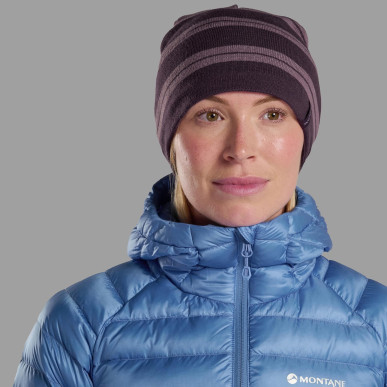 JACK BEANIE-MULBERRY-ONE SIZE čepice hnědofialová