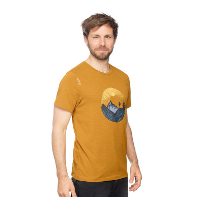 TIME OUTDOORS-CURRY-S pánské tričko kari