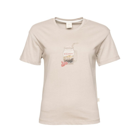 LEOBEN MOUNTAINS TO GO-BEIGE-34 dámské tričko béžové