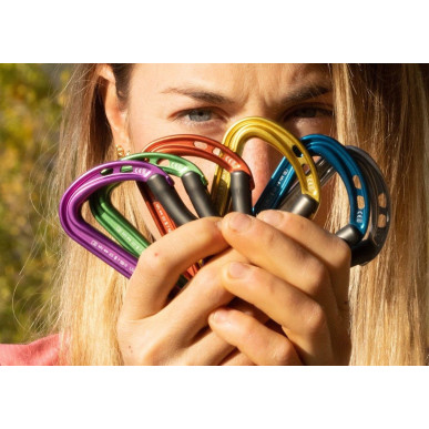 PACK OF 6 SPIRIT BENT karabin - prohlý zámek - balení 6 ks