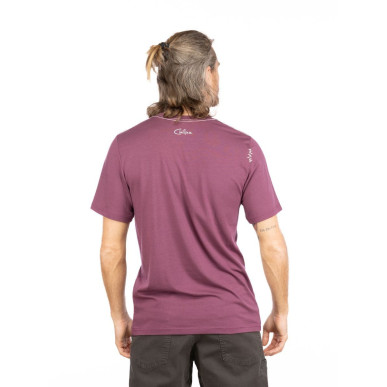 EXPLORER-DARK BORDEAUX-XXS pánské tričko tmavě fialové