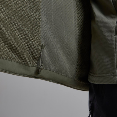 KHAMSIN HOODIE-CAPER-S pánská bunda olivová