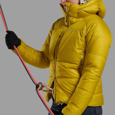 FEM KAMEN XT HOODIE-GINKGO GOLD-UK14/L dámská bunda žlutá