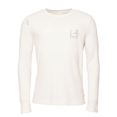 CUENCA-SAND-XL pánské tričko s dlouhým rukávem pískové