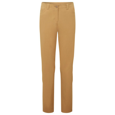 FEM GENOA LITE PANTS REG LEG-HUSK-UK14/L dámské kalhoty žlutohnědé