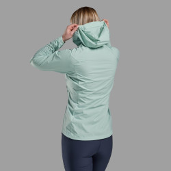 FEM FEATHERLITE HOODIE-SEA MIST-UK10/S dámská bunda mentolová