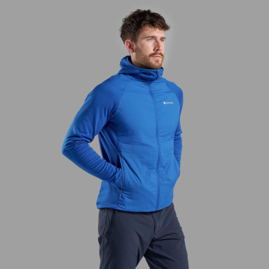 SIROCCO LITE HOODIE-NEPTUNE BLUE-S pánská bunda modrá