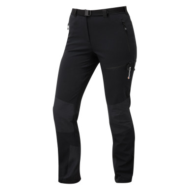 FEM TERRA MISSION PANTS-SHORT LEG-BLACK-UK16/XL dámské kalhoty černé