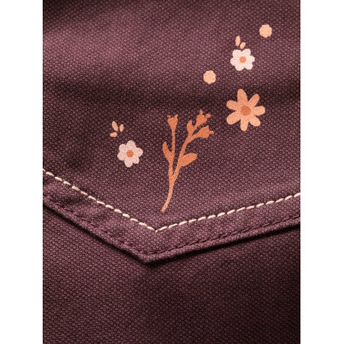 SARAH 2.0-CHOCOLATE RED-36 dámské kalhoty hnědé