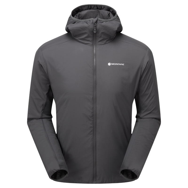 SIROCCO HOODIE-MIDNIGHT GREY-L pánská bunda tmavě šedá
