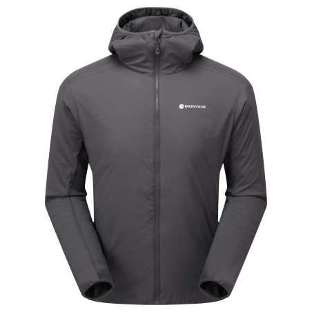 SIROCCO HOODIE-MIDNIGHT GREY-L pánská bunda tmavě šedá