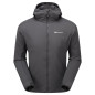 SIROCCO HOODIE-MIDNIGHT GREY-L pánská bunda tmavě šedá