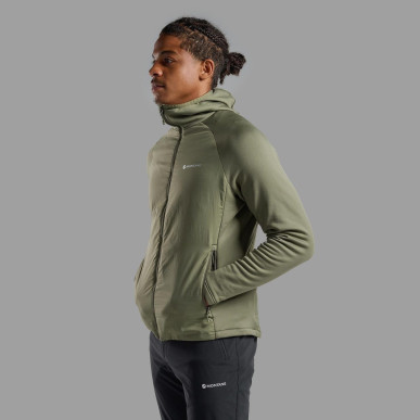 SIROCCO LITE HOODIE-CAPER-XXL pánská bunda olivová