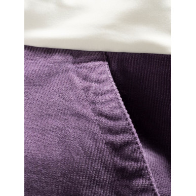 SANDRA 3.0-DARK VIOLET-42 dámské kalhoty tmavě fialové