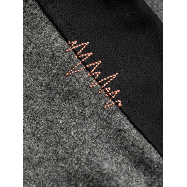 MANDLING-ANTHRAZIT MELANGE-38-dámská-vesta-tmavě šedá