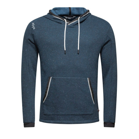 ALICANTE LOGO 2.0-DARK BLUE-XL pánská mikina s kapucí tmavě modrá